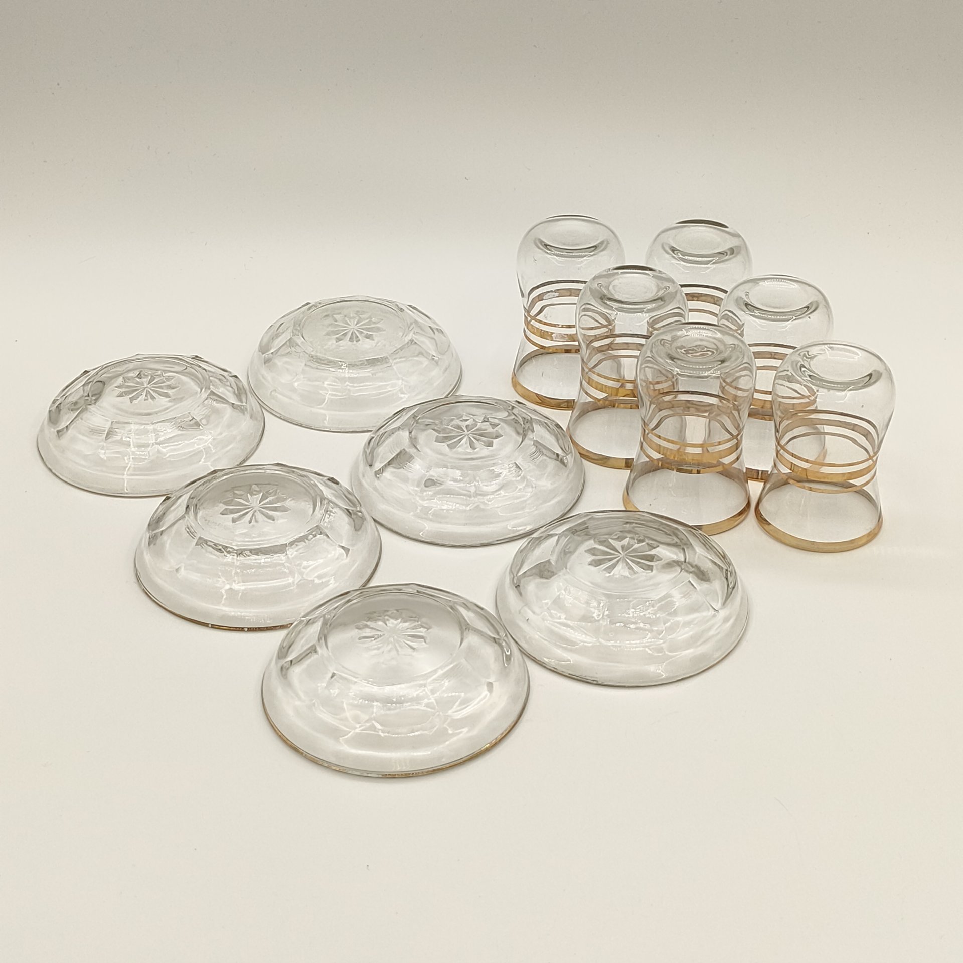 Набор чайных пар на 6 персон со стаканами армудами для чаепития в восточном стиле