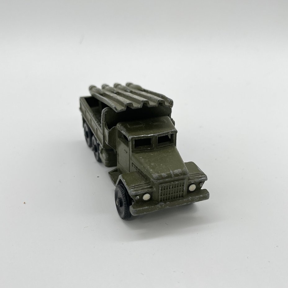 Масштабная модель "Миномет Катюша" из серии "Военная техника", металл, пластик, Тульский патронный завод (ТПЗ), СССР, 1970-1990 гг.