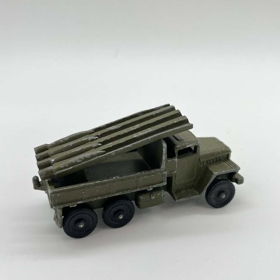 Масштабная модель "Миномет Катюша" из серии "Военная техника", металл, пластик, Тульский патронный завод (ТПЗ), СССР, 1970-1990 гг.