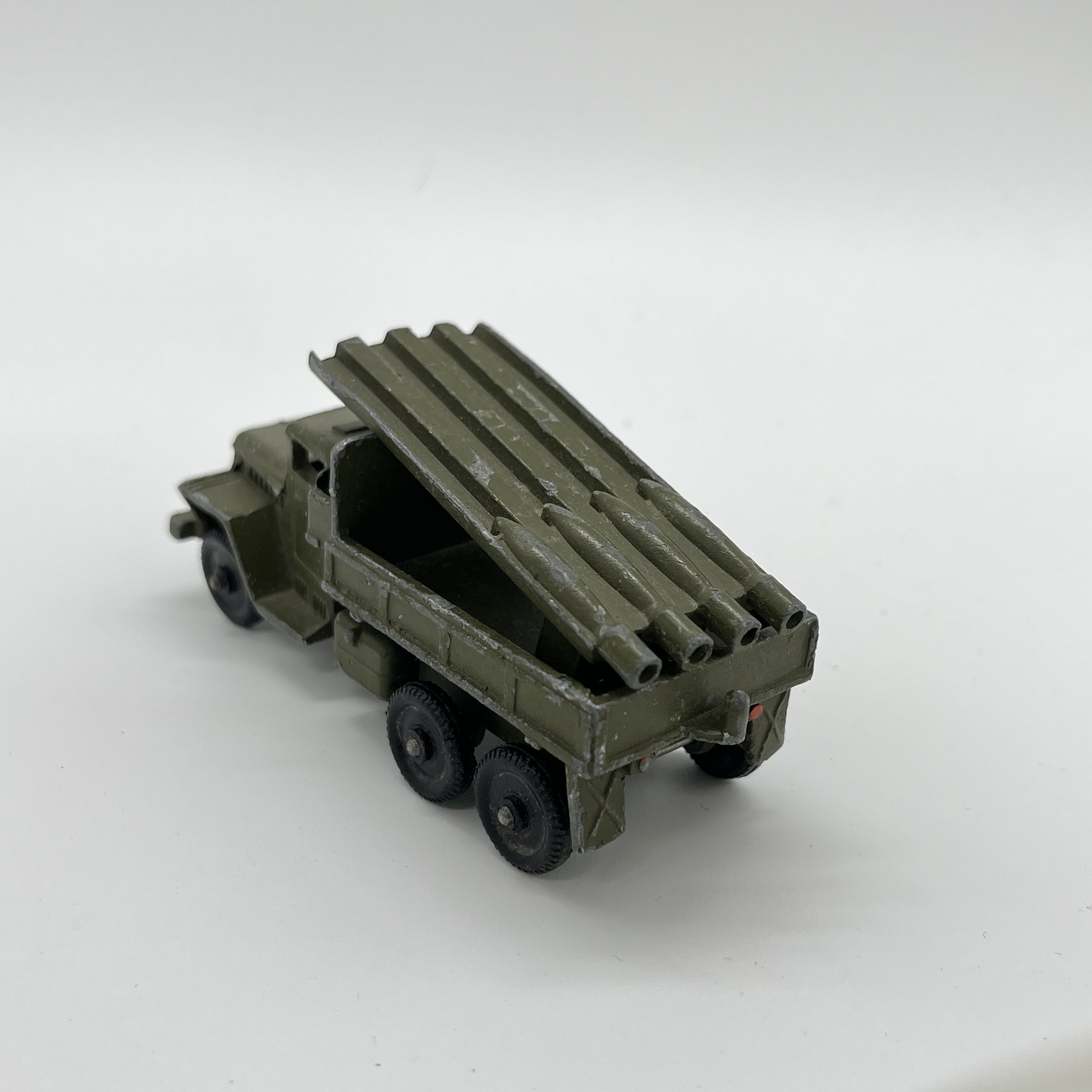 Масштабная модель "Миномет Катюша" из серии "Военная техника", металл, пластик, Тульский патронный завод (ТПЗ), СССР, 1970-1990 гг.