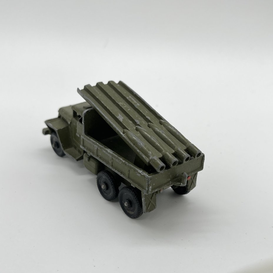 Масштабная модель "Миномет Катюша" из серии "Военная техника", металл, пластик, Тульский патронный завод (ТПЗ), СССР, 1970-1990 гг.