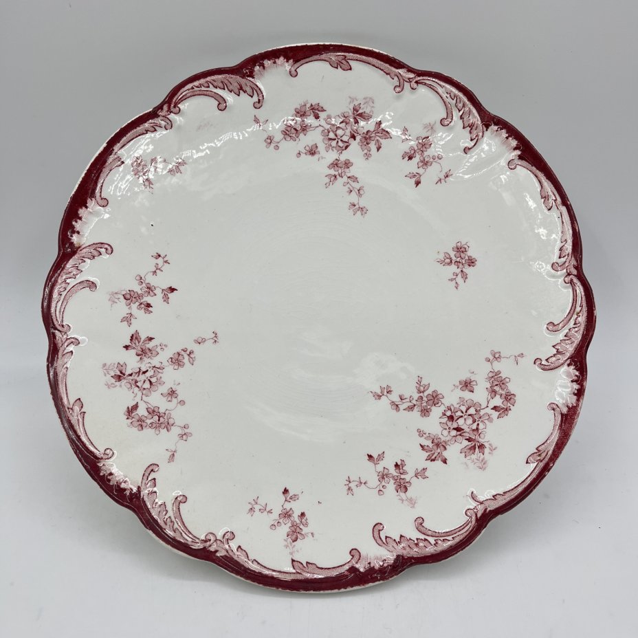 Фруктовница с цветочным декором, Ridgways Royal Semi Porcelain