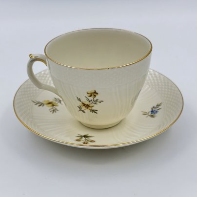 Пара чайная с цветочным декором, Royal Copenhagen