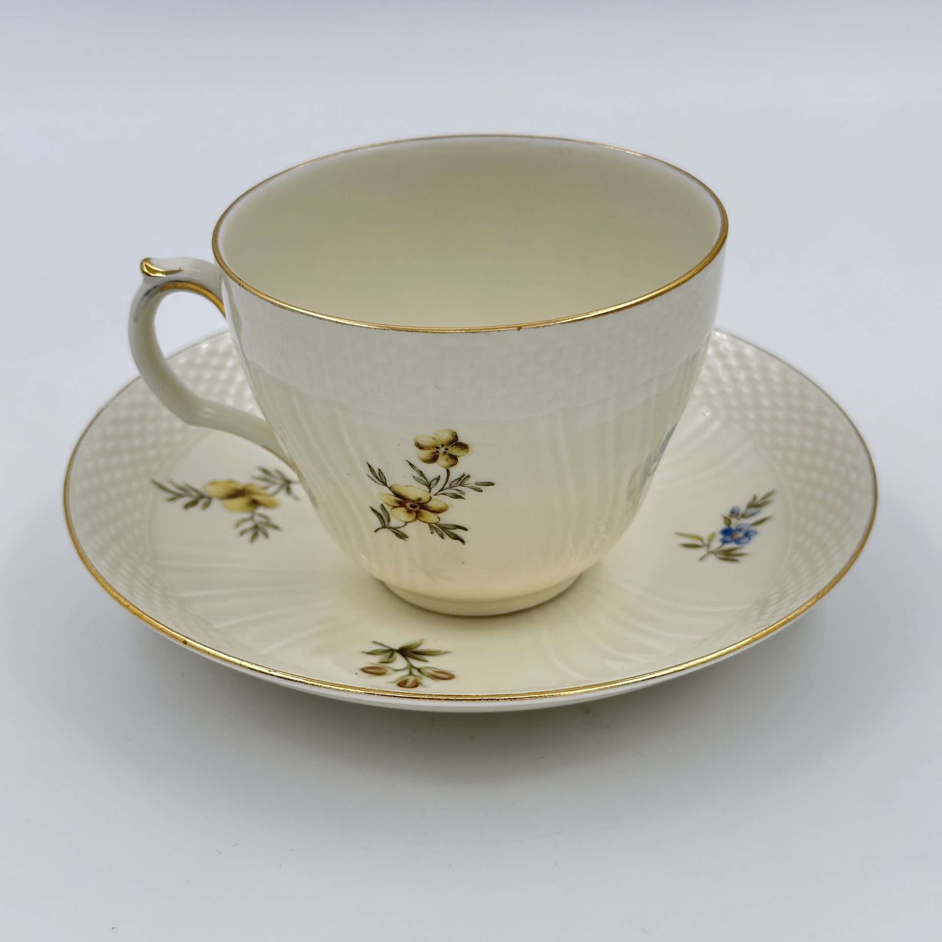 Пара чайная с цветочным декором, Royal Copenhagen