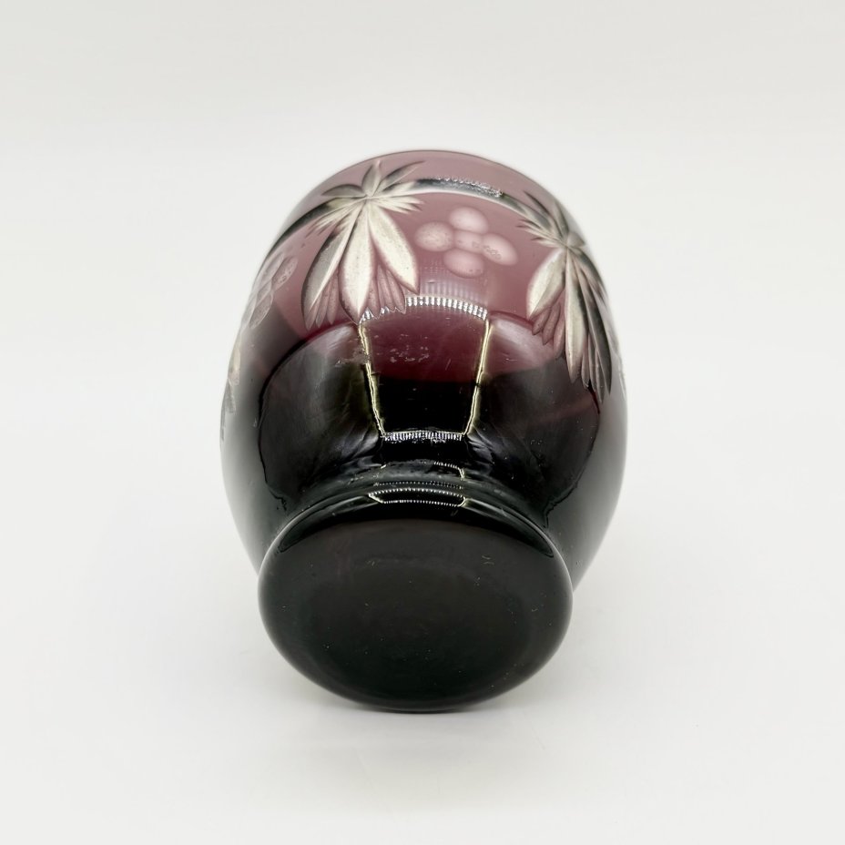 Стакан из марганцевого стекла, стекло, СССР, 1970-1990 гг.