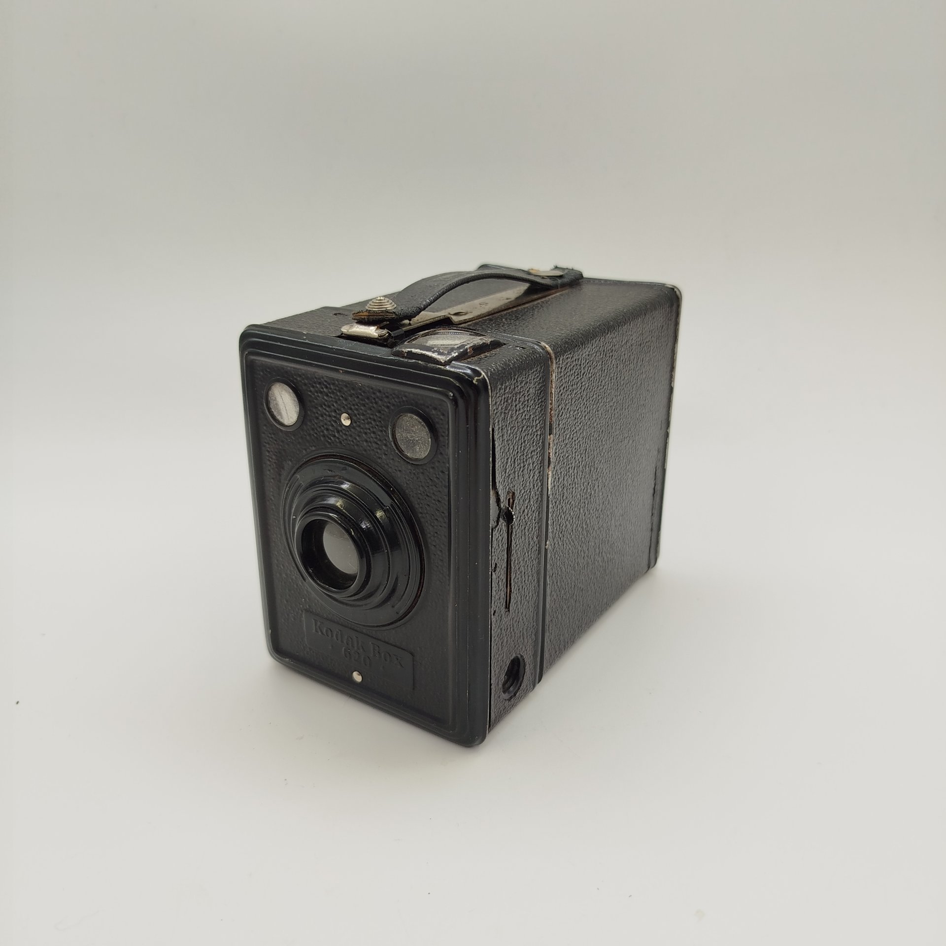Фотоаппарат Kodak Box 620, металл, искусственная кожа, стекло, Kodak, Германия, 1936-1939 гг.
