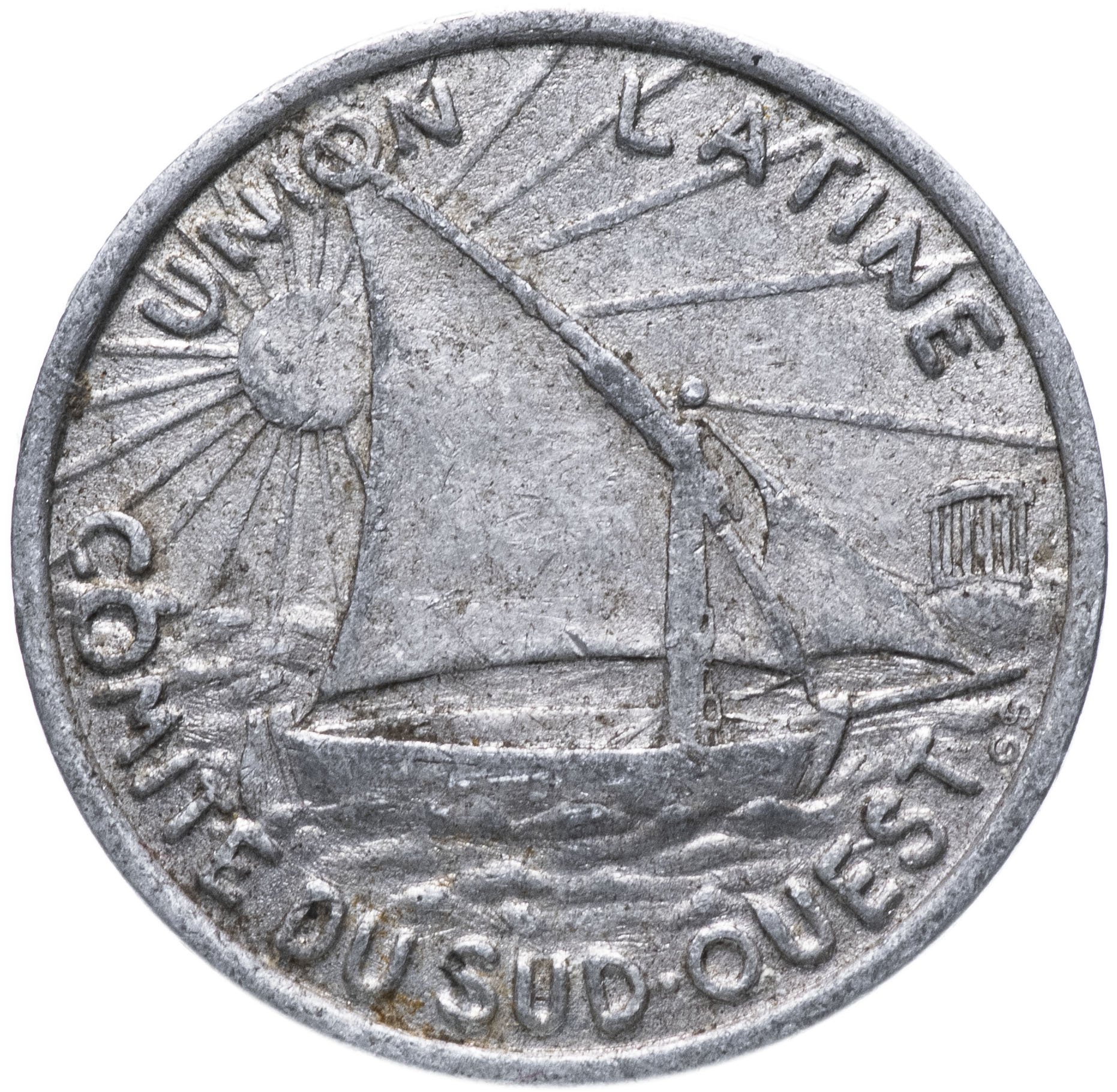 Нотгельд Франция 10 сантимов Тулуза 1927