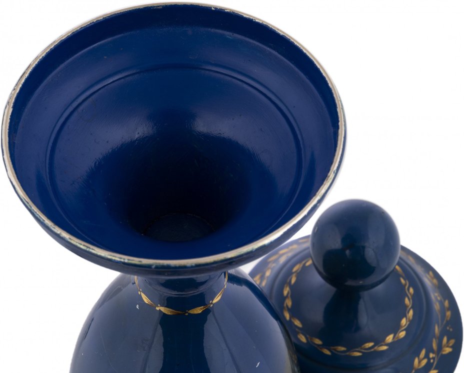 Кубок спортивный «Фигурное катание», металл, роспись красками, СССР, 1960-1970 гг.