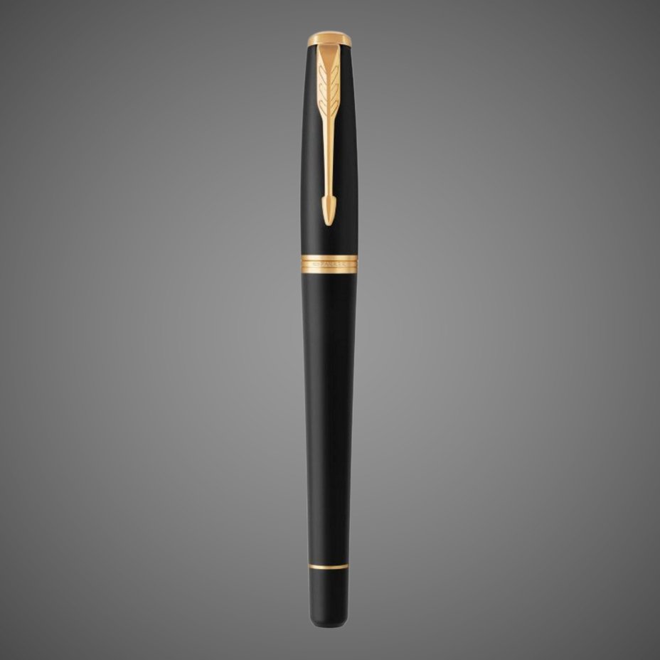 Ручка-роллер Parker Urban Core, Muted Black GT, T309, стержень: F, цвет чернил: black, в подарочной упаковке., Лаки и смолы: лак, нержавеющая сталь