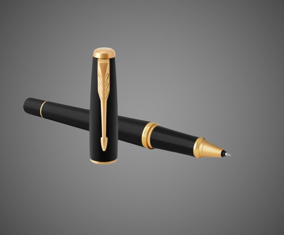 Ручка-роллер Parker Urban Core, Muted Black GT, T309, стержень: F, цвет чернил: black, в подарочной упаковке., Лаки и смолы: лак, нержавеющая сталь