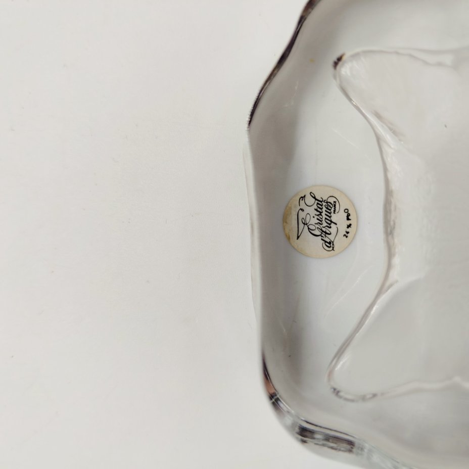 Пресс-папье с изображением кота, Cristal d'Arques