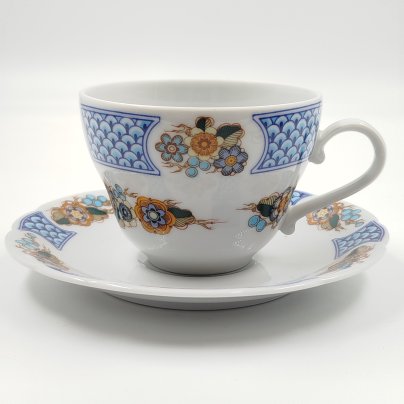 Пара чайная, украшенная цветочным декором, Kahla