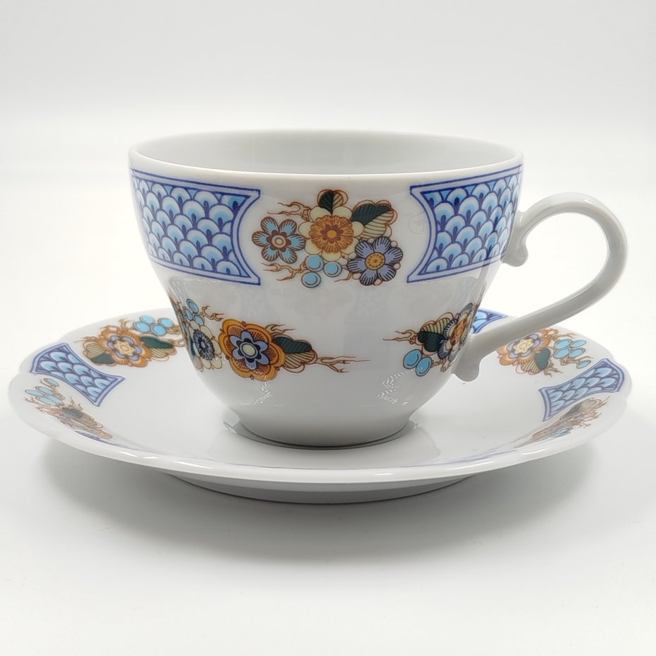 Пара чайная, украшенная цветочным декором, Kahla