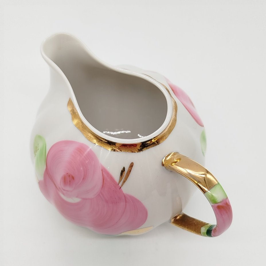Молочник "Роза", Дулевский фарфоровый завод (Дулёво)