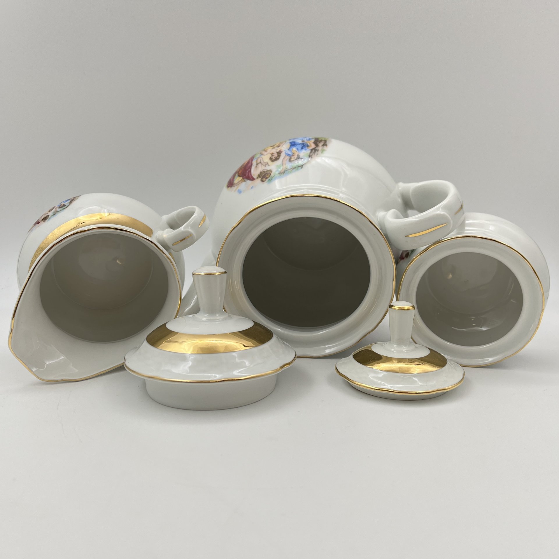 Чайник, молочник и сахарница "Мадонна"