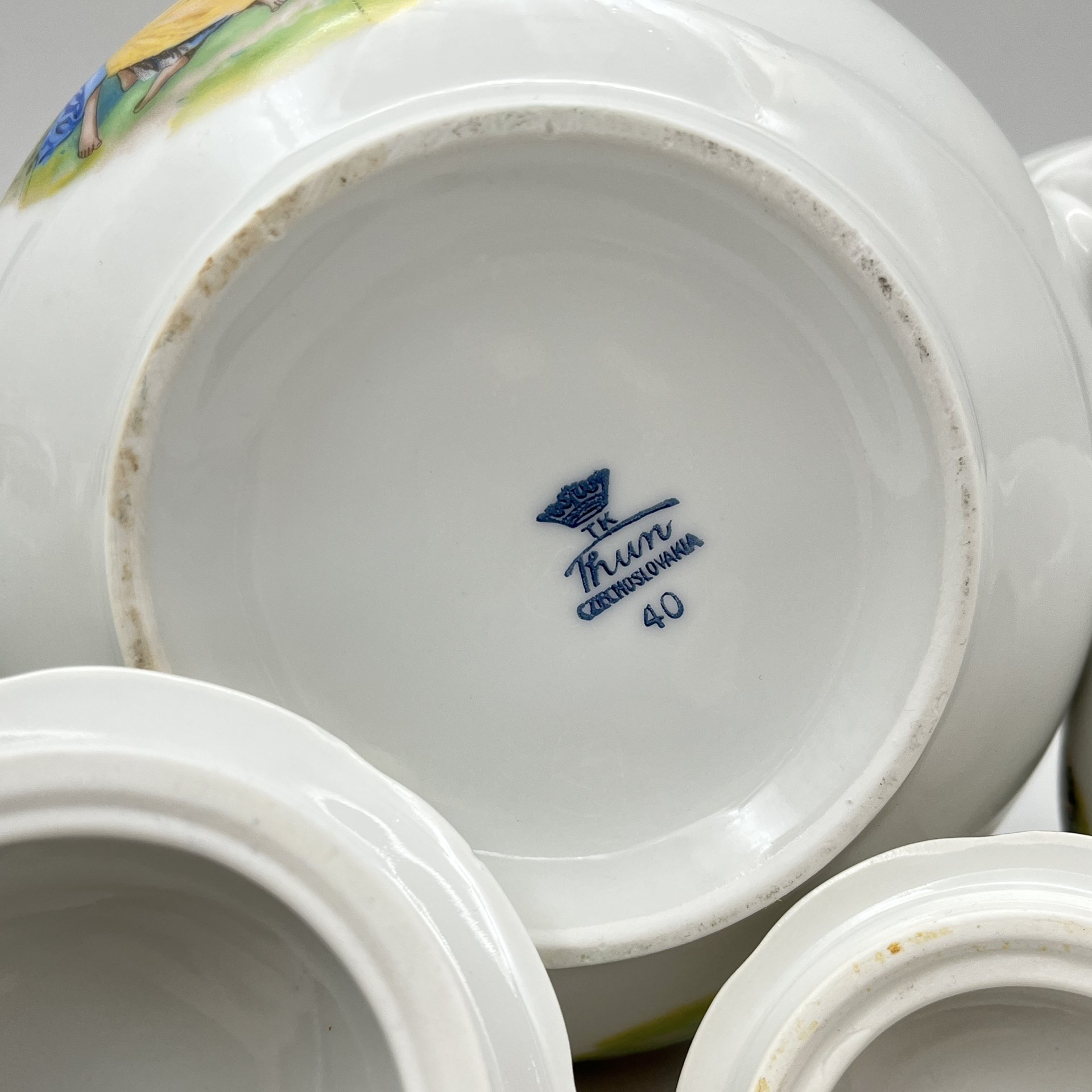 Чайник, молочник и сахарница "Мадонна"