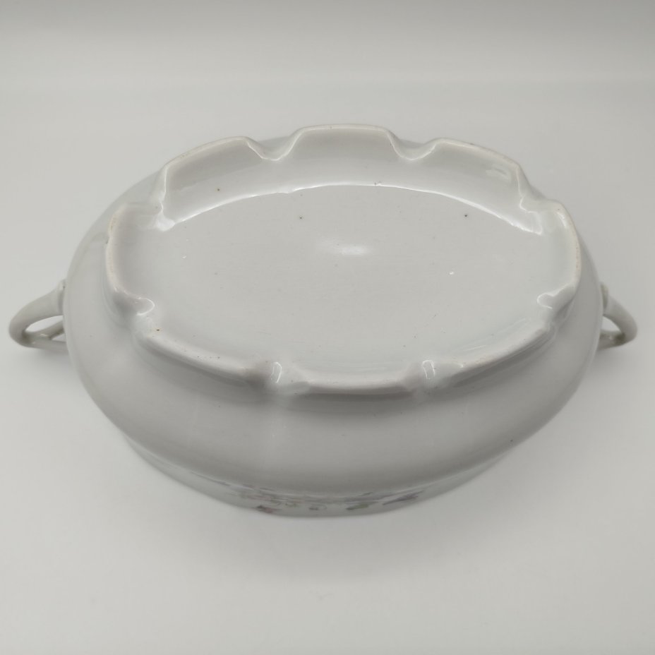 Террина с цветочным декором (без крышки)