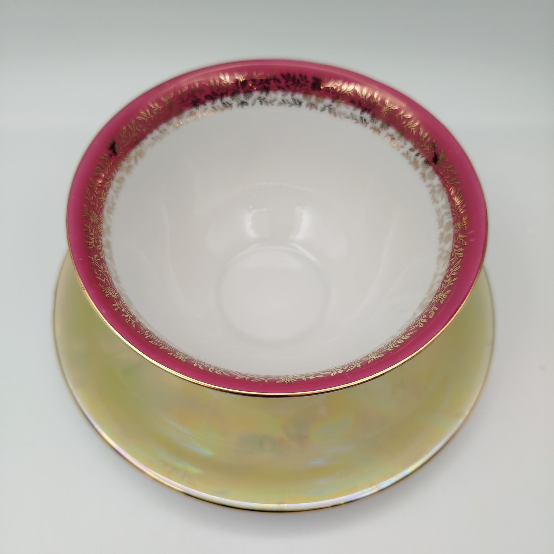 Сухарница из сервиза "Мадонна", фарфор, крытье, люстр, золочение, Fortuna Eisenberg, ГДР, 1960-1973 гг.