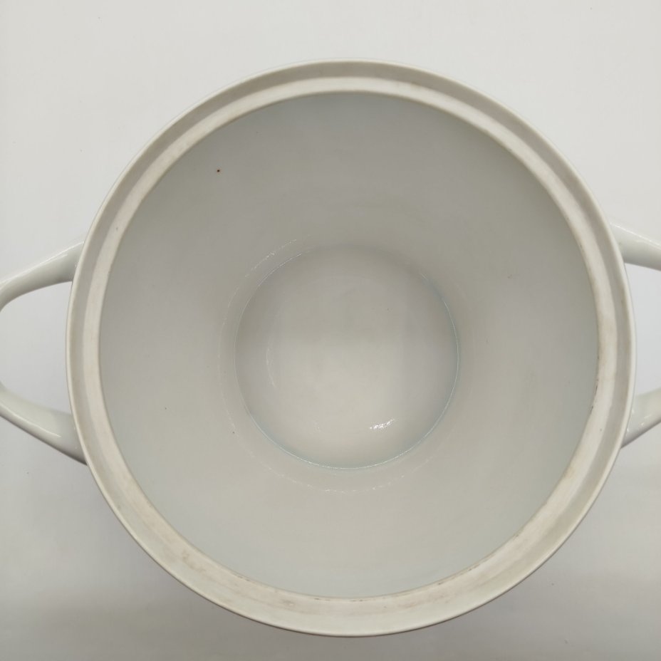 Супница с растительным декором, фарфор, золочение, деколь, Concordia Lesov, Чехословакия, 1970-1991 гг.