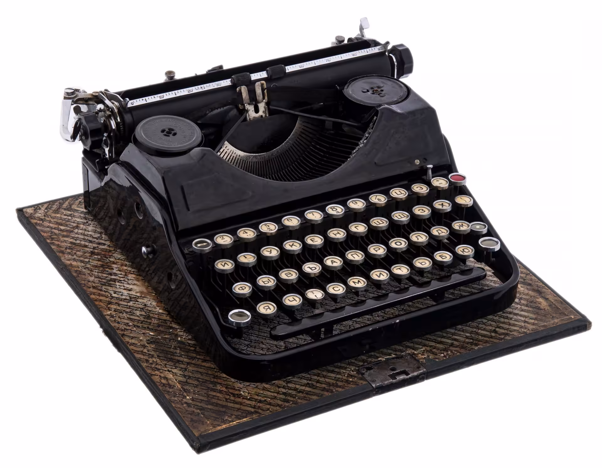 Печатная машинка "S.I.M. Mod.6", металл, дерево, Германия, 1938 г., Società Industriale Meccanica (SIM)