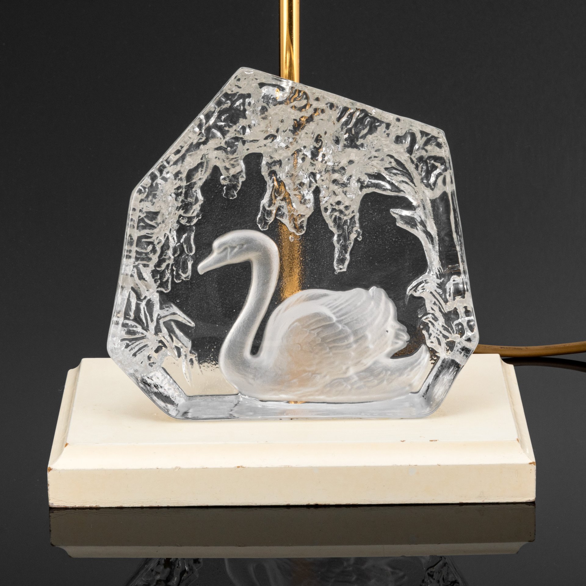 Лампа настольная "Лебедь"