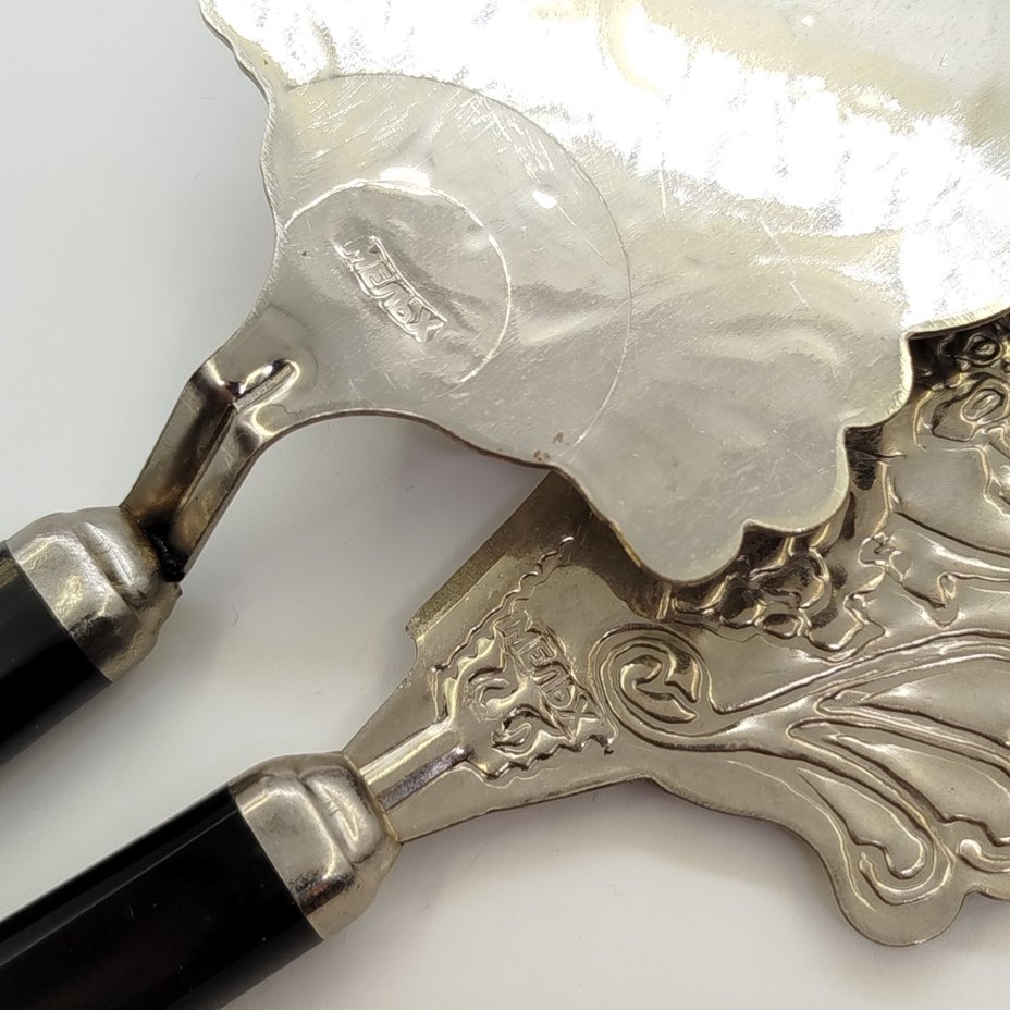 Набор для торта сувенирный (лопатка и нож), украшенный орнаментальным декором