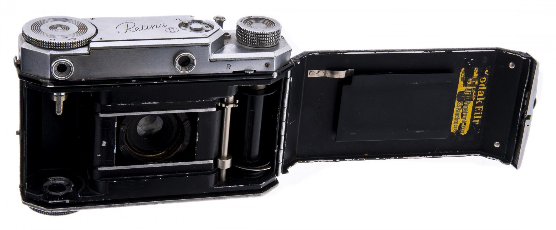 Подборка из 3 пленочных фотоаппаратов "Kodak Retina II", "Dollina Certo Dresden", "Minifex", сплав металла, кожа, Германия, 1930-1950 гг.