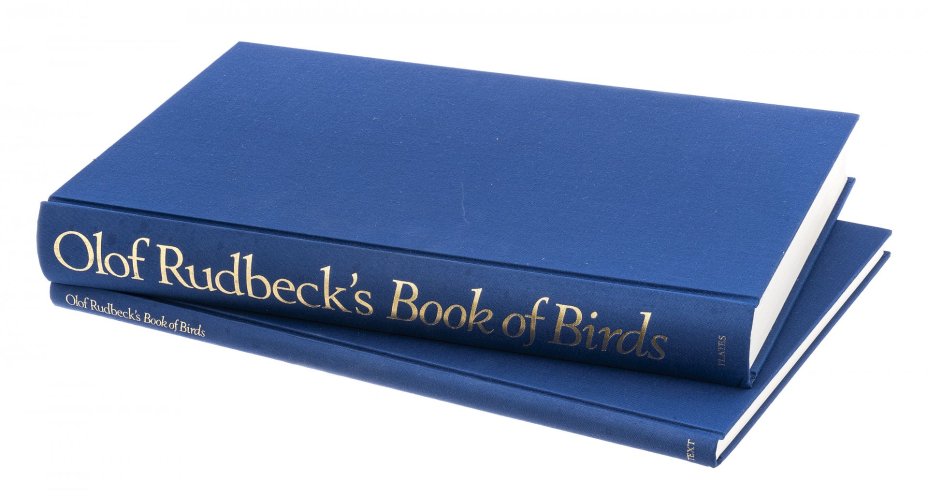 Книга "RUDBECK'S BOOK OF BIRDS", подарочное издание в футляре, тираж 500 экз., издательство "Björck & Börjesson", Швеция, 1986 г., Björck & Börjesson