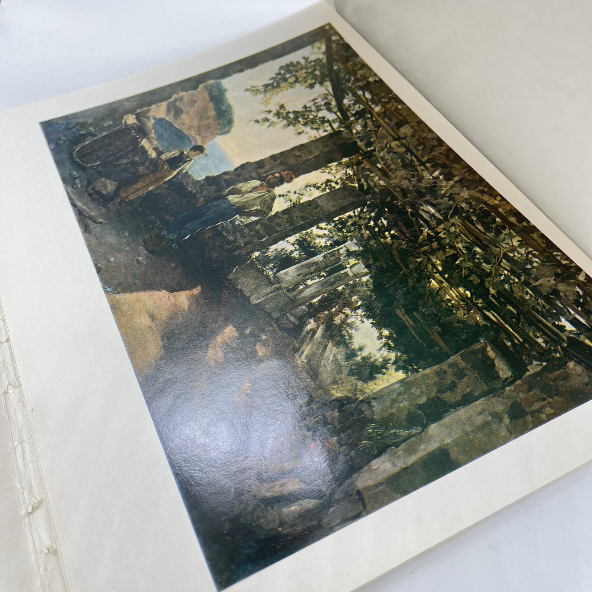 Набор из 3 альбомов с репродукциями картин разных художников (подбор), бумага, печать, СССР, 1970 г.