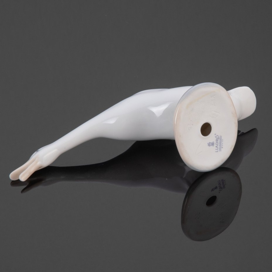 Статуэтка "Гусь, вытянувший шею", фарфор, роспись, Lladro, Испания, 1977-1984 гг., Lladro