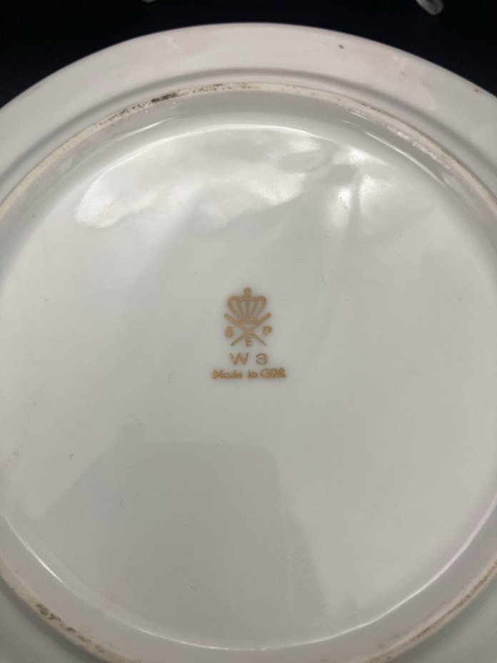 Набор из 2 десертных тарелок и 2 блюдец, Eisenberg Special Porcelain, ГДР