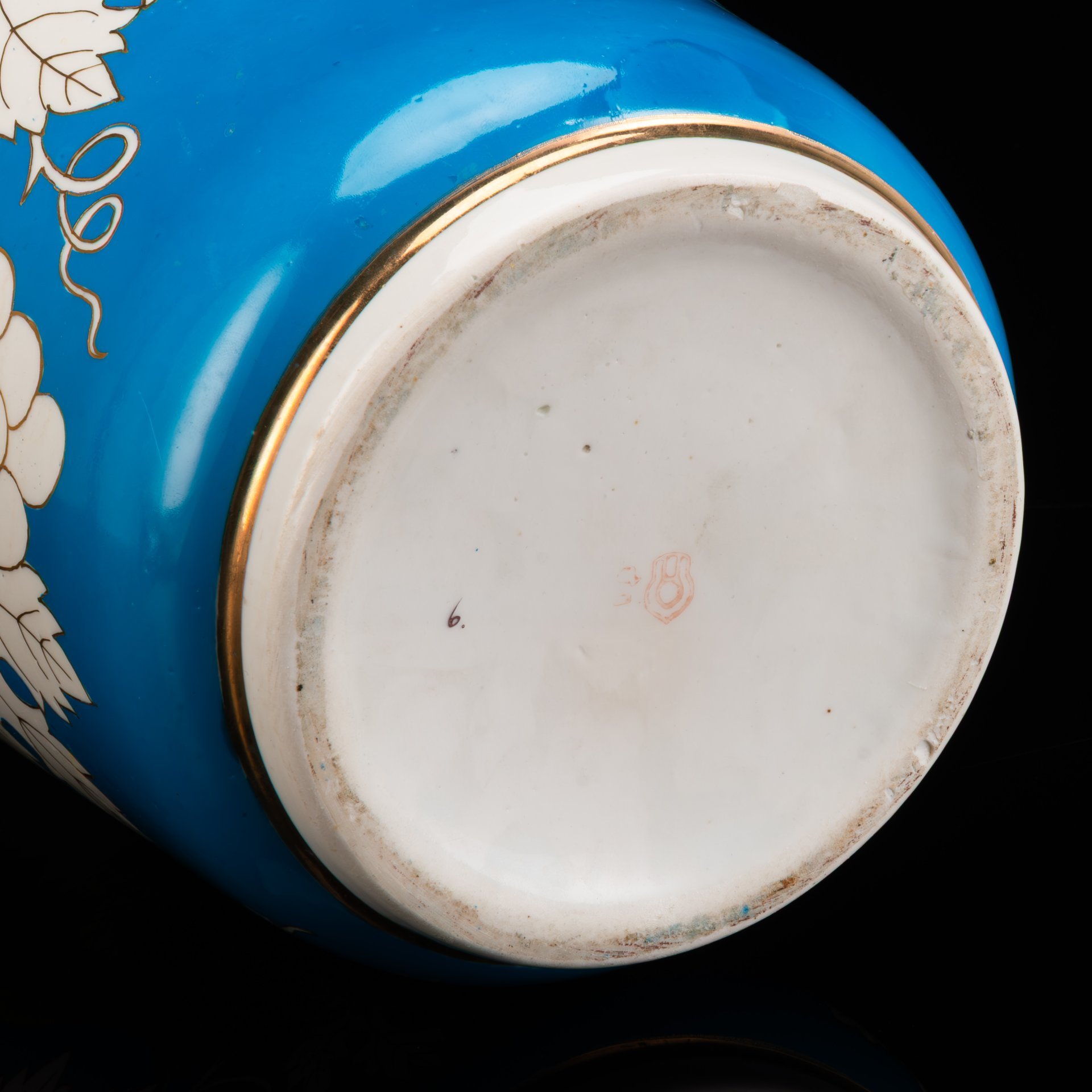 Ваза "Гур-Эмир. Самарканд", фарфор, крытье, роспись, золочение, Самаркандский фарфоровый завод, СССР, 1972-1982 гг.