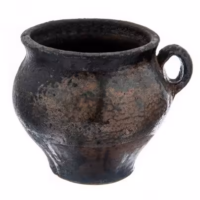 Горшок лаконичной формы, керамика, Российская империя, 1900-1920 гг.
