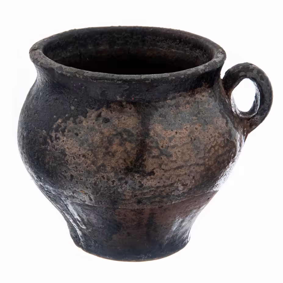 Горшок лаконичной формы, керамика, Российская империя, 1900-1920 гг.
