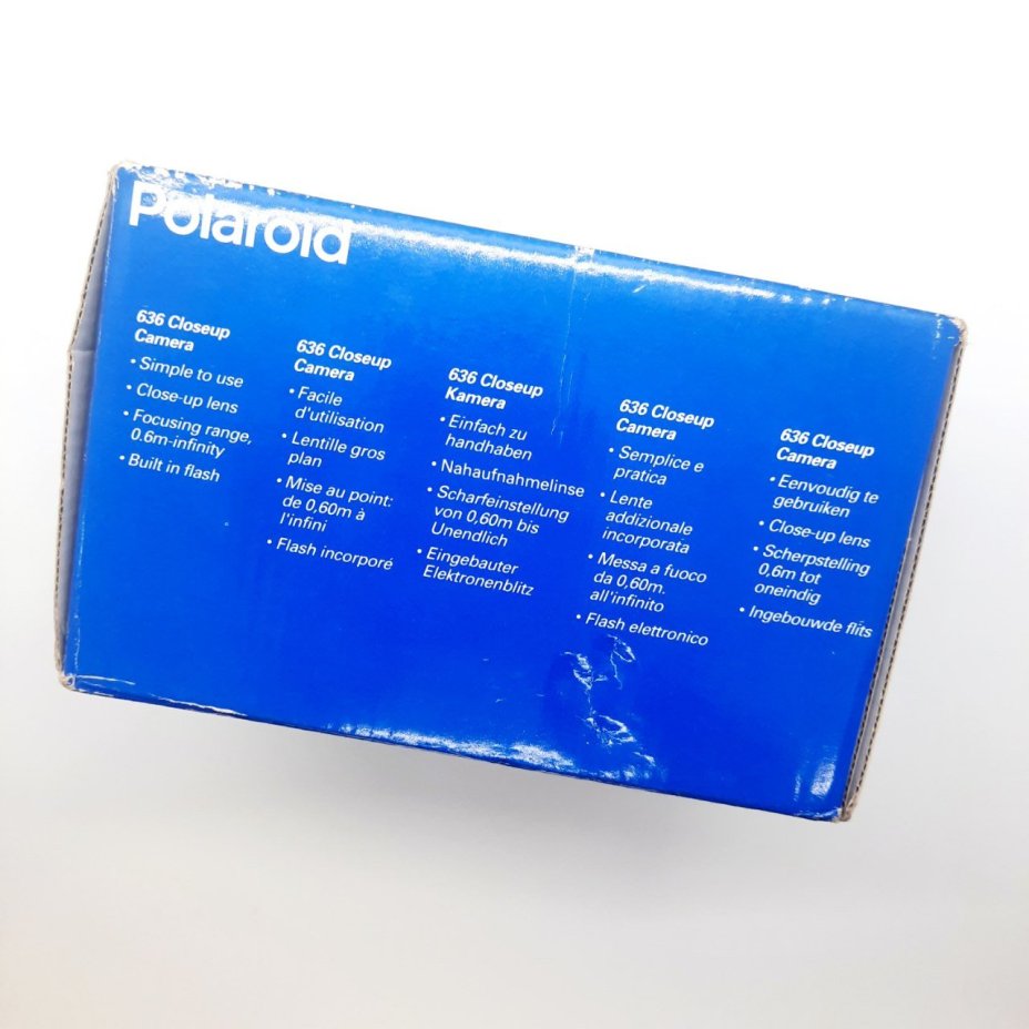 Фотоаппарат мгновенной печати "Polaroid 636 Close Up" в оригинальной коробке, Polaroid