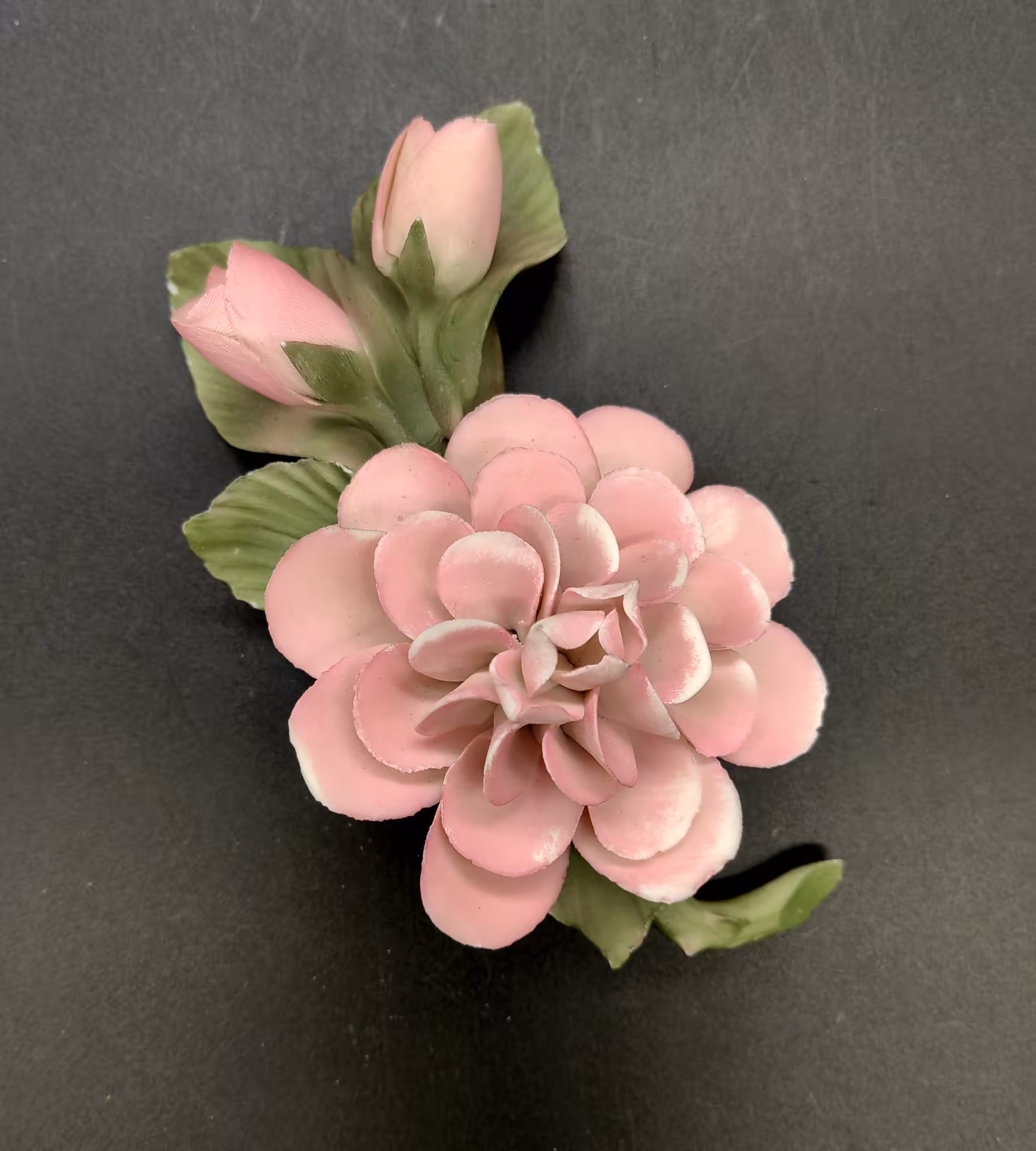 Статуэтка винтажная "Роза  "Duchesse de Brabant", Capodimonte (Каподимонте)