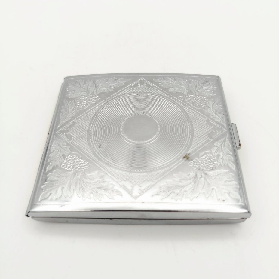 Портсигар "ВСХВ", металл, СССР, 1950-1960 гг.