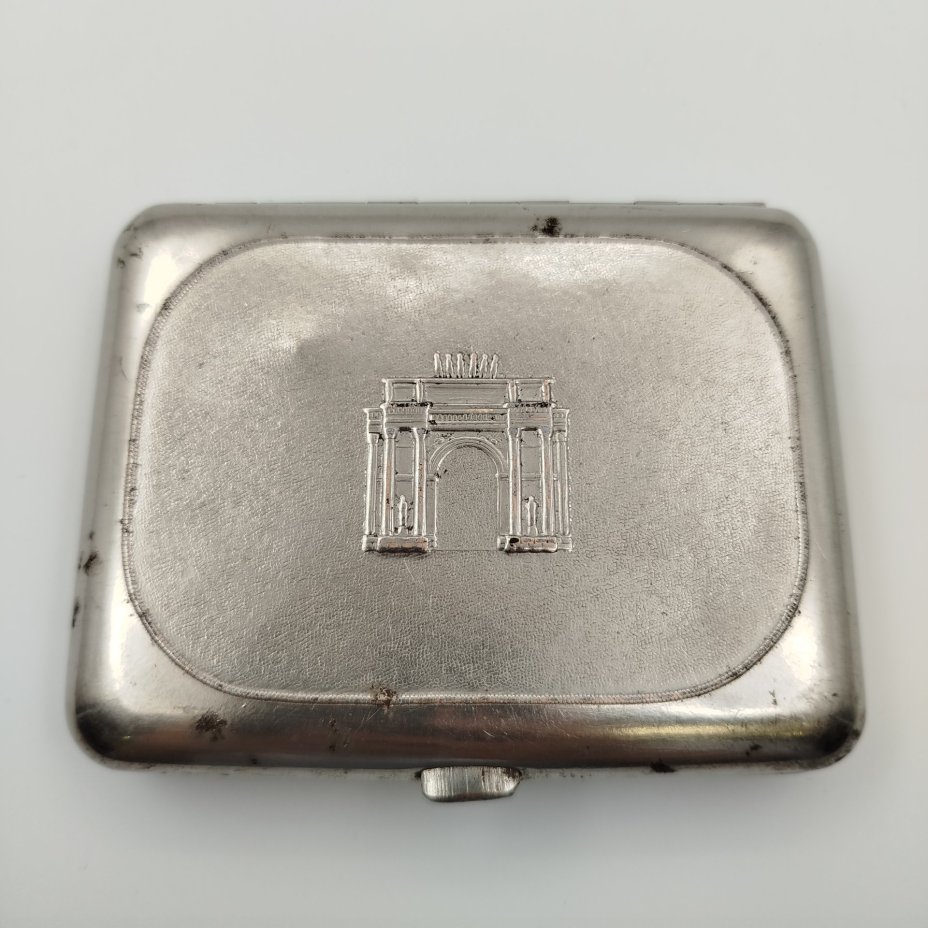 Портсигар "Город-герой Ленинград", металл, СССР, 1960-1990 гг.