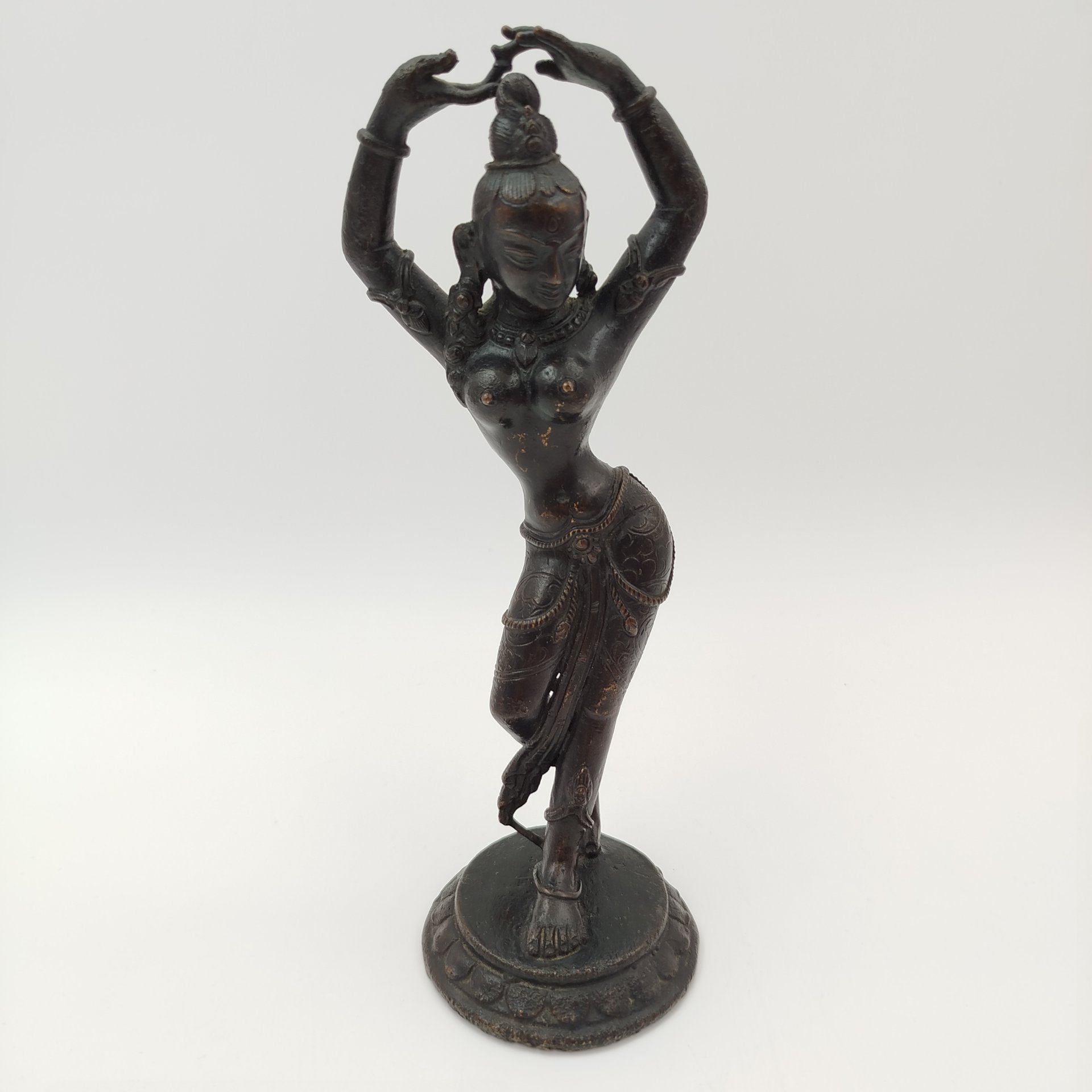 Статуэтка "Парвати" (богиня в индуизме, супруга бога Шивы), бронза, литье, Индия, 1970-2000 гг.