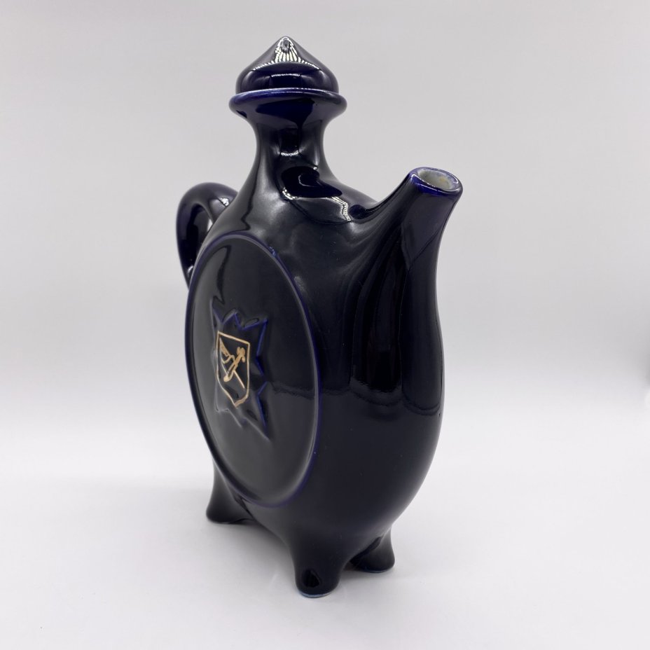 Чайник  "Казачий хутор", фарфор, крытье, золочение, СССР, 1970-1980 гг.