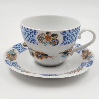 Пара чайная, украшенная цветочным декором, Kahla