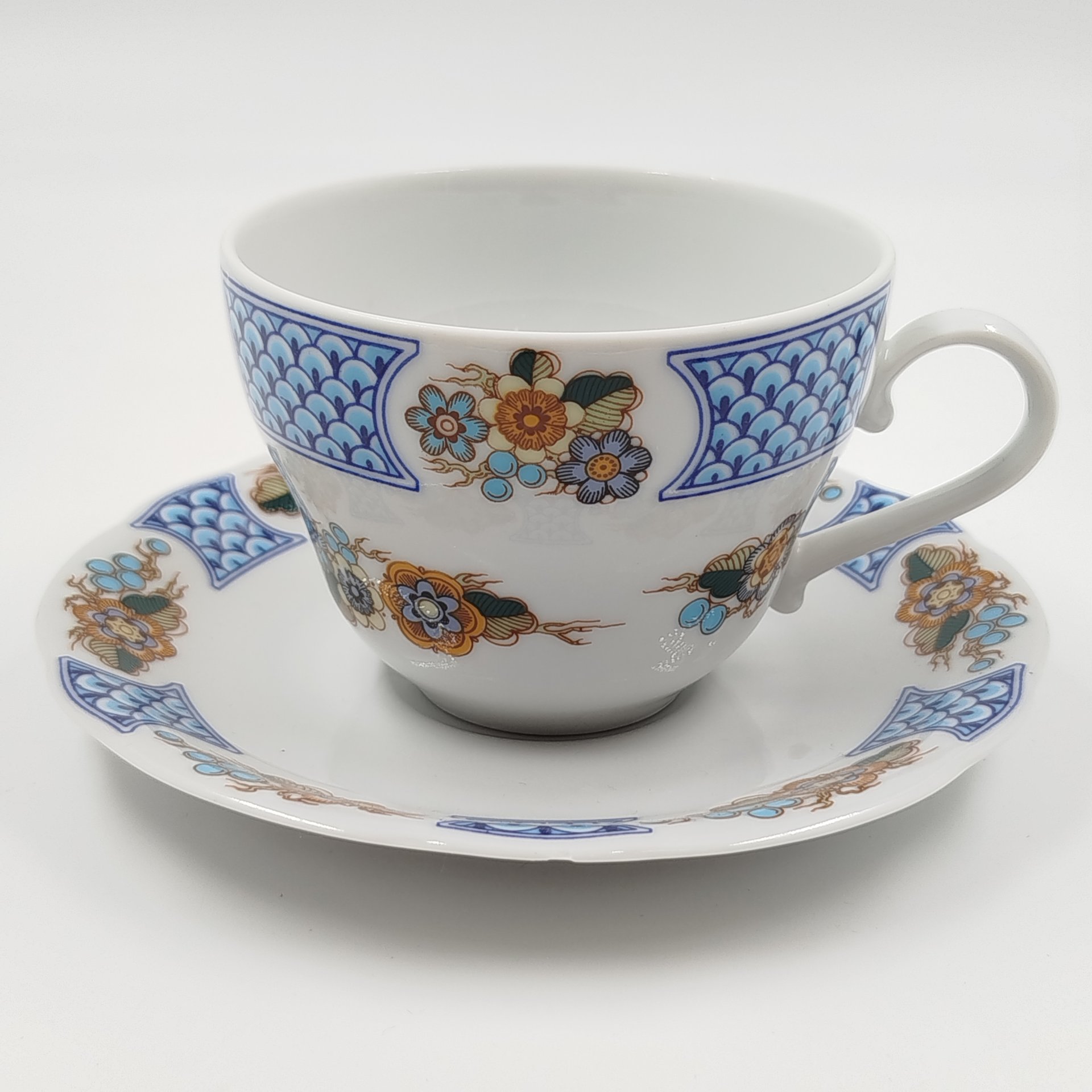 Пара чайная, украшенная цветочным декором, Kahla