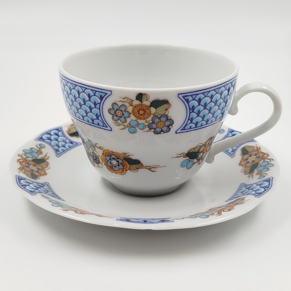 Пара чайная, украшенная цветочным декором, Kahla