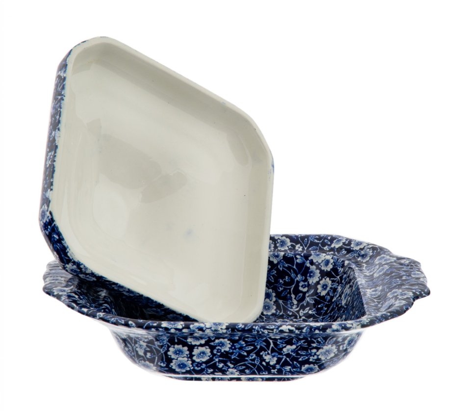 Блюдо для жаркого (мармит), фаянс, деколь, Calico, Бёрнли, Англия, 2000-2010 гг.