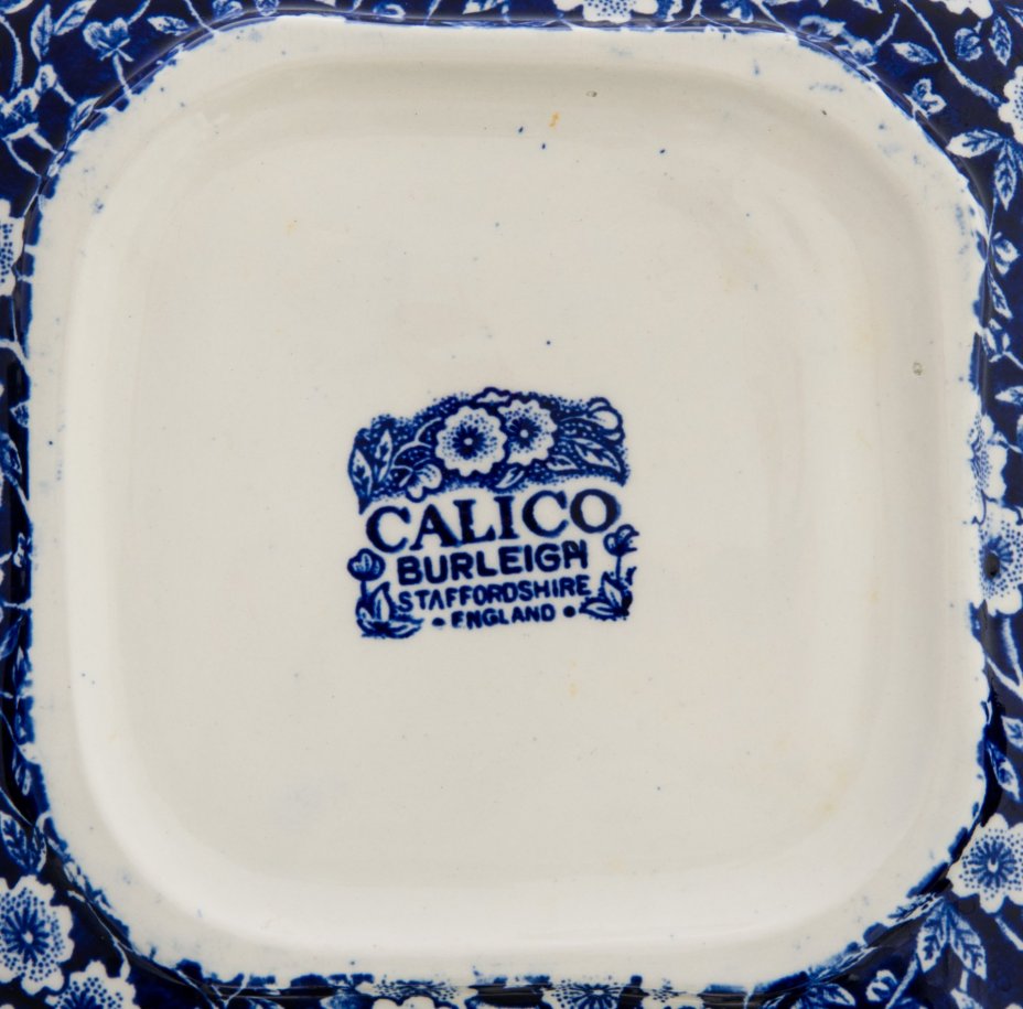 Блюдо для жаркого (мармит), фаянс, деколь, Calico, Бёрнли, Англия, 2000-2010 гг.