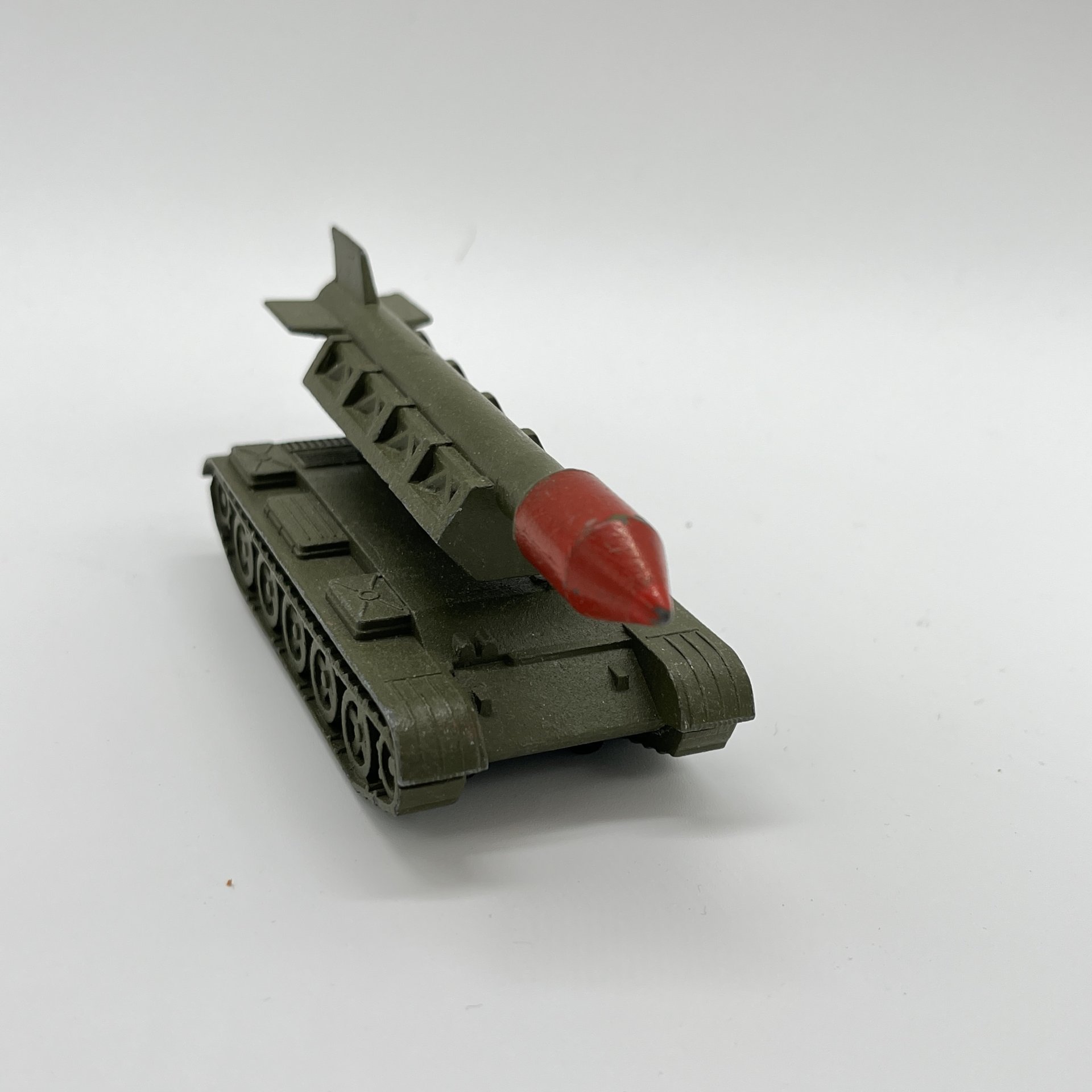 Масштабная модель "Ракетная установка" из серии "Военная техника", металл, пластик, Тульский патронный завод (ТПЗ), СССР, 1970-1990 гг.