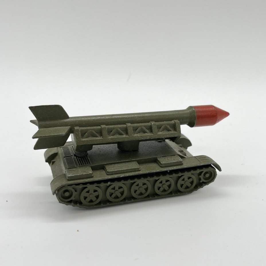 Масштабная модель "Ракетная установка" из серии "Военная техника", металл, пластик, Тульский патронный завод (ТПЗ), СССР, 1970-1990 гг.