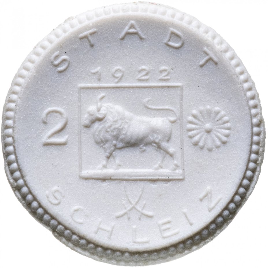 Нотгельд Германия (Шлайц) 2 марки 1922