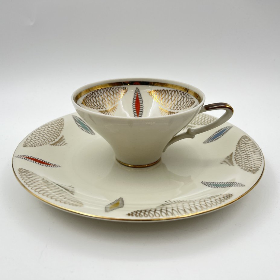 Чайная чашка и десертная тарелка, Winterling Bavaria Germany