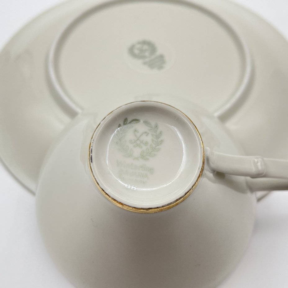 Чайная чашка и десертная тарелка, Winterling Bavaria Germany